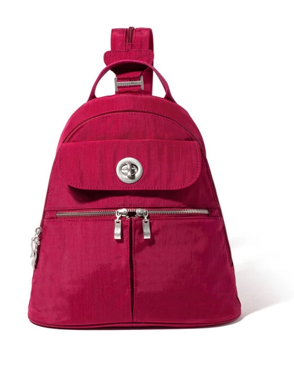 Baggallini Brand NAPLES CONVERTIBLE BACKPACK IN Red - NYLON